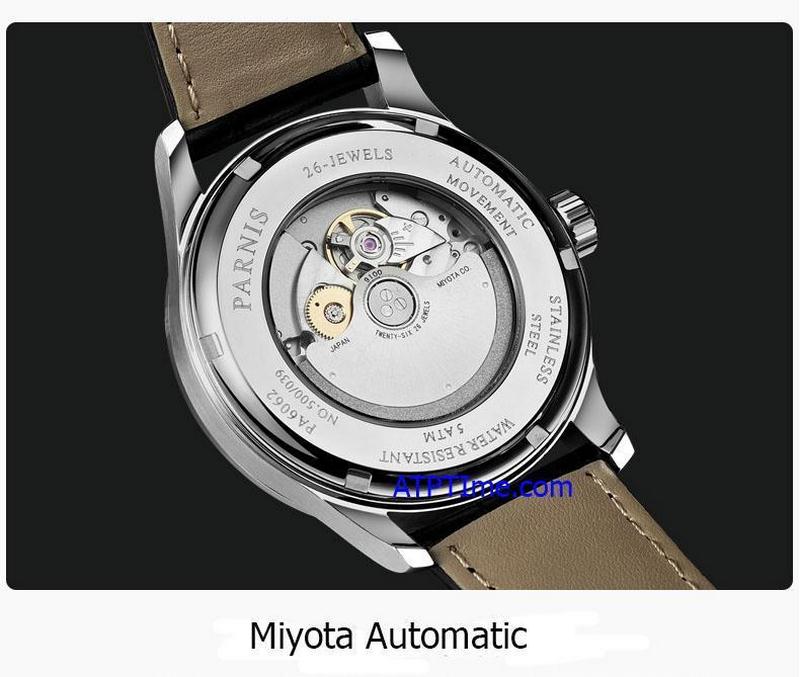 Đồng hồ đeo tay nam Parnis automatic
