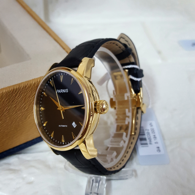 Thiết kế kinh điển đồng hồ nam Parnis PA6038-2