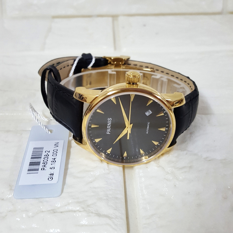 Thiết kế kinh điển đồng hồ nam Parnis PA6038-2