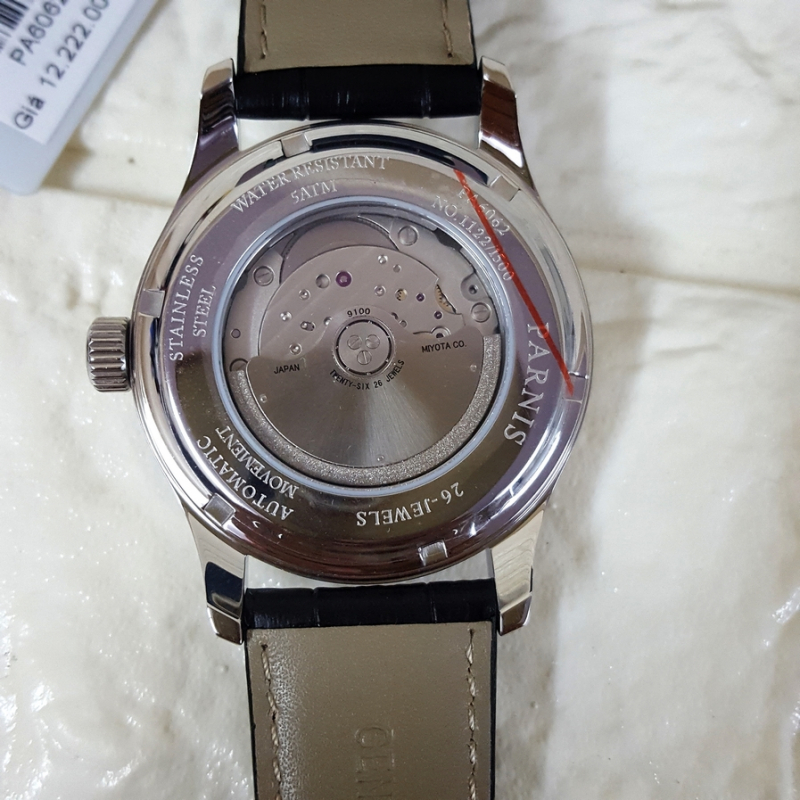 Thiết kế kinh điển của iwc đồng hồ nam Parnis PA6062-6