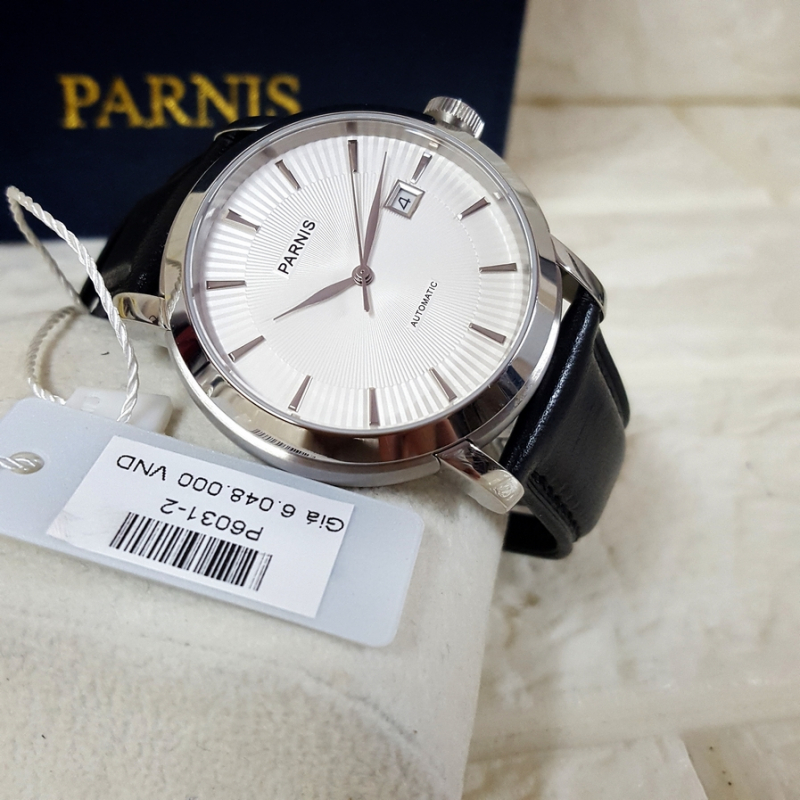 Thiết kế kinh điển đồng hồ nam Parnis P6031-2
