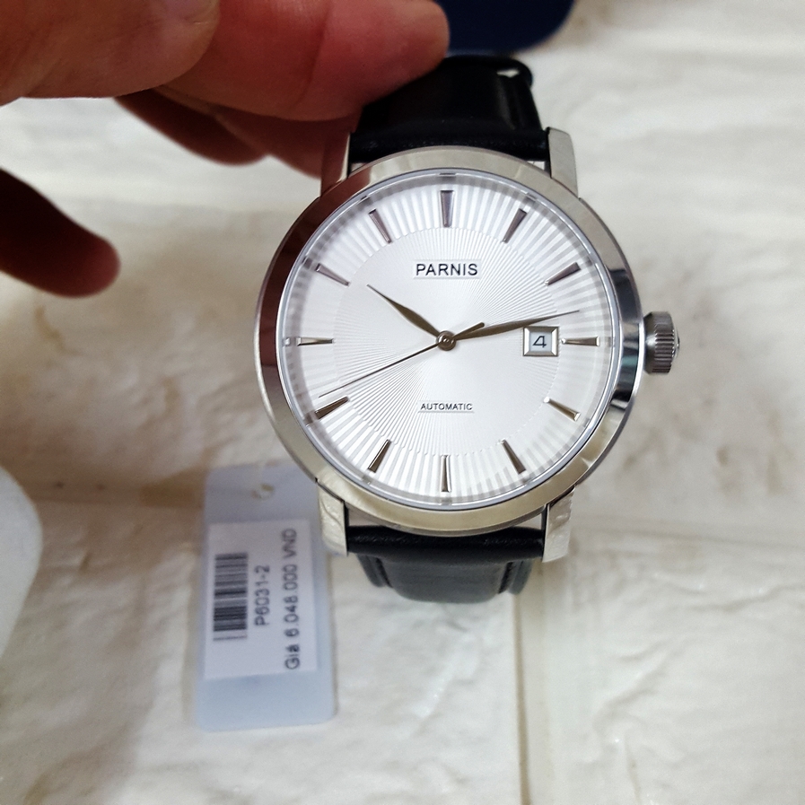 Thiết kế kinh điển đồng hồ nam Parnis P6031-2