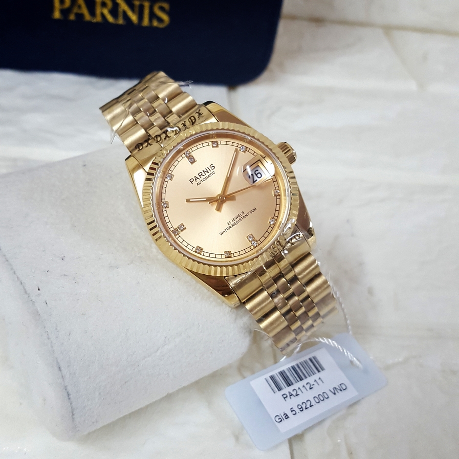 Thiết kế kinh điển của rolex đồng hồ nam Parnis PA2112-11