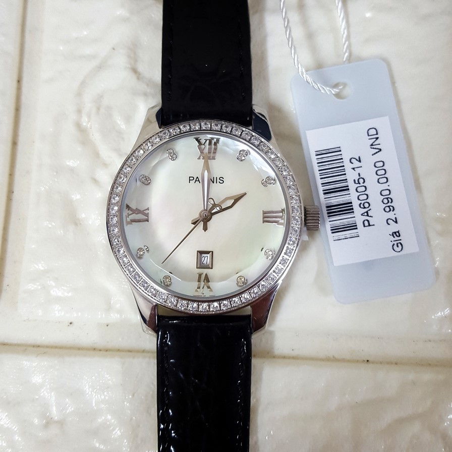Thiết kế kinh điển đồng hồ nữ Parnis PA6005-12