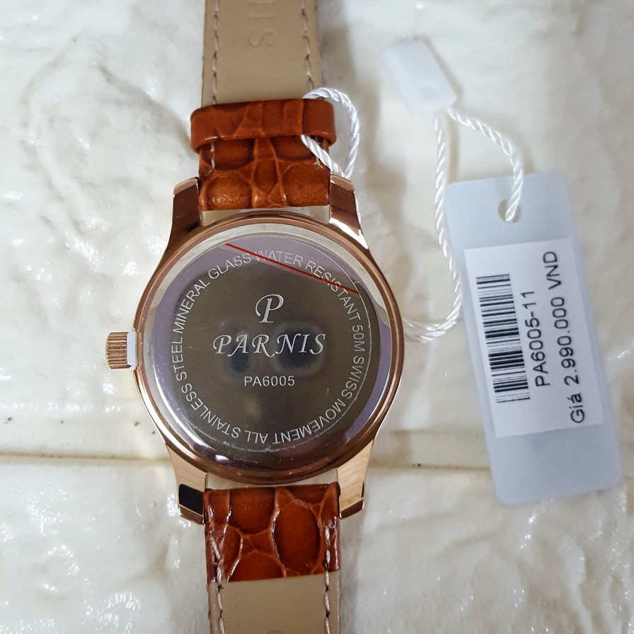 Thiết kế kinh điển đồng hồ nữ Parnis PA6005-11