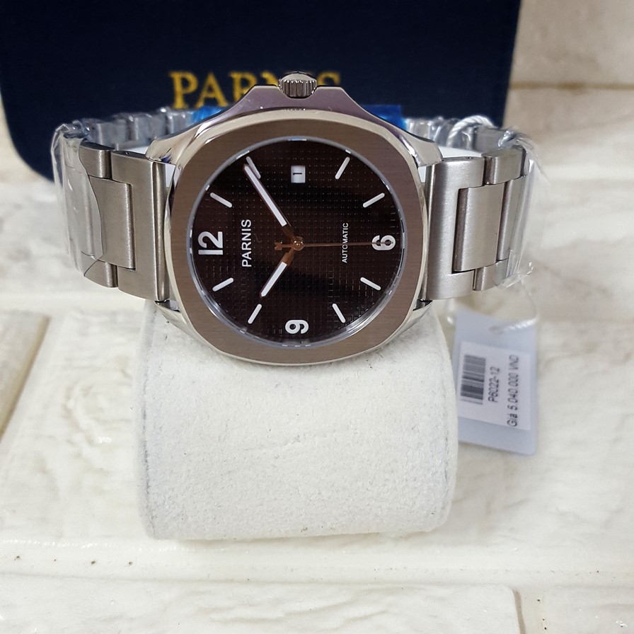 Thiết kế kinh điển đồng hồ nam Parnis PA6022-12