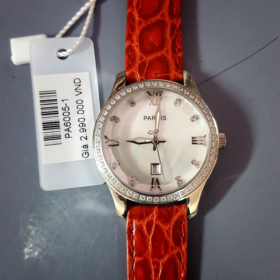 Thiết kế kinh điển đồng hồ nữ Parnis PA6005-1