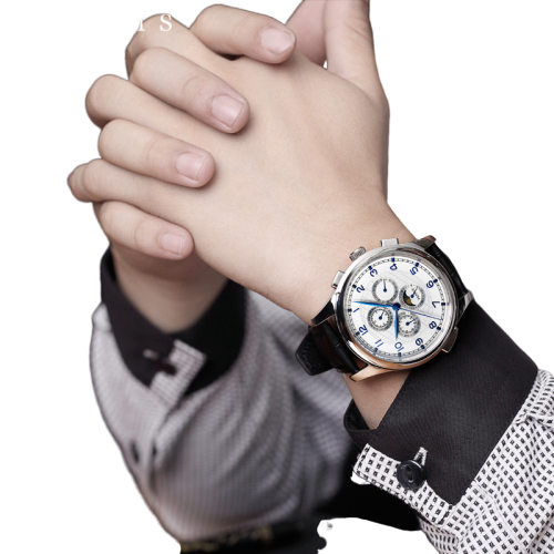 Thiết kế kinh điển iwc đồng hồ nam Parnis  CALIBER (CS)