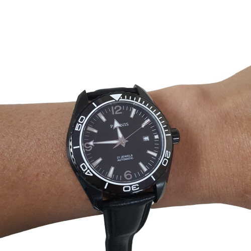 Thiết kế kinh điển của omega đồng hồ nam parnis P6032-2