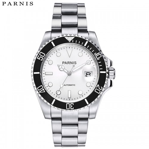 Thiết kế kinh điển của rolex đồng hồ nam Parnis PA-GMT1-22