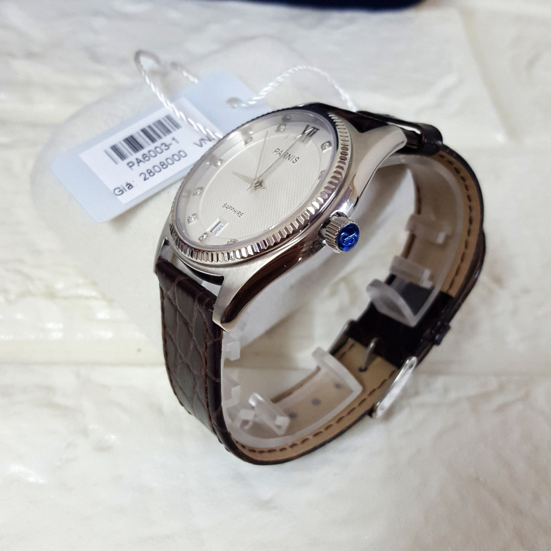 Thiết kế kinh điển đồng hồ nam Parnis size 36mm