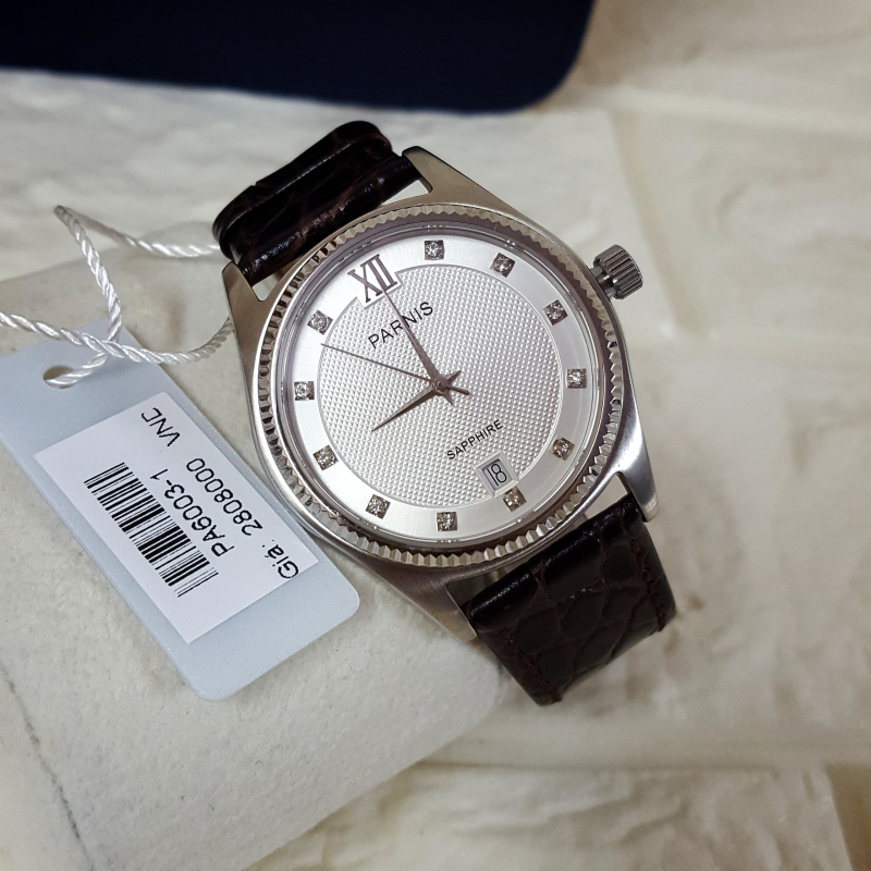 Thiết kế kinh điển đồng hồ nam Parnis size 36mm
