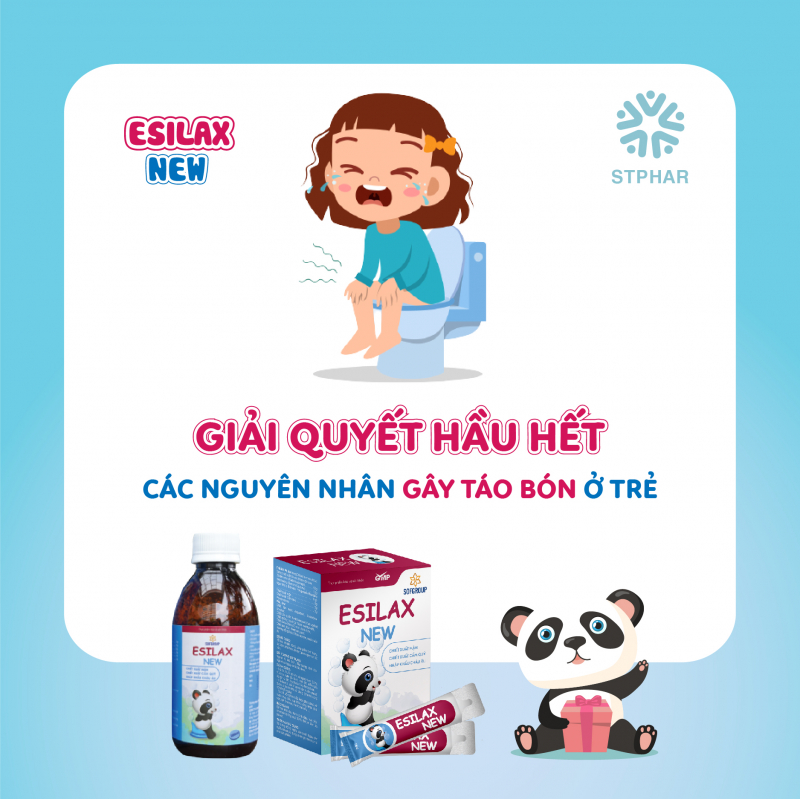 Siro hỗ trợ điều trị táo bón Esilax New