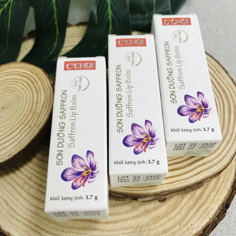 Son dưỡng môi không màu Saffron C’Choi