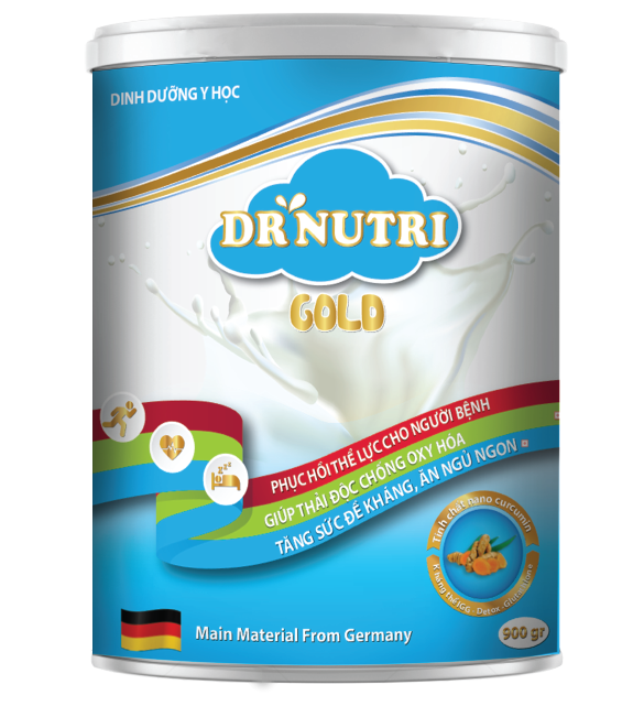 Sữa nghệ tăng cân Dr. Nutri Gold 900gr