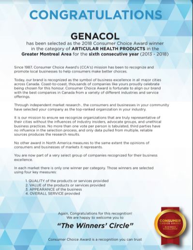 Thực phẩm bảo vệ sức khỏe Genacol Pain Relief