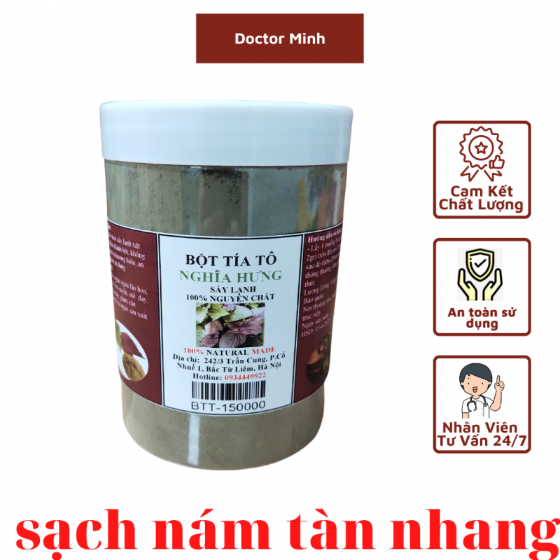 Bột tía tô 200 gam Nghĩa Hưng