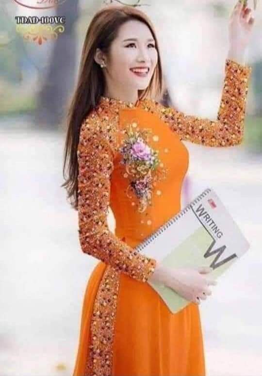 Bộ áo dài 3D cao cấp